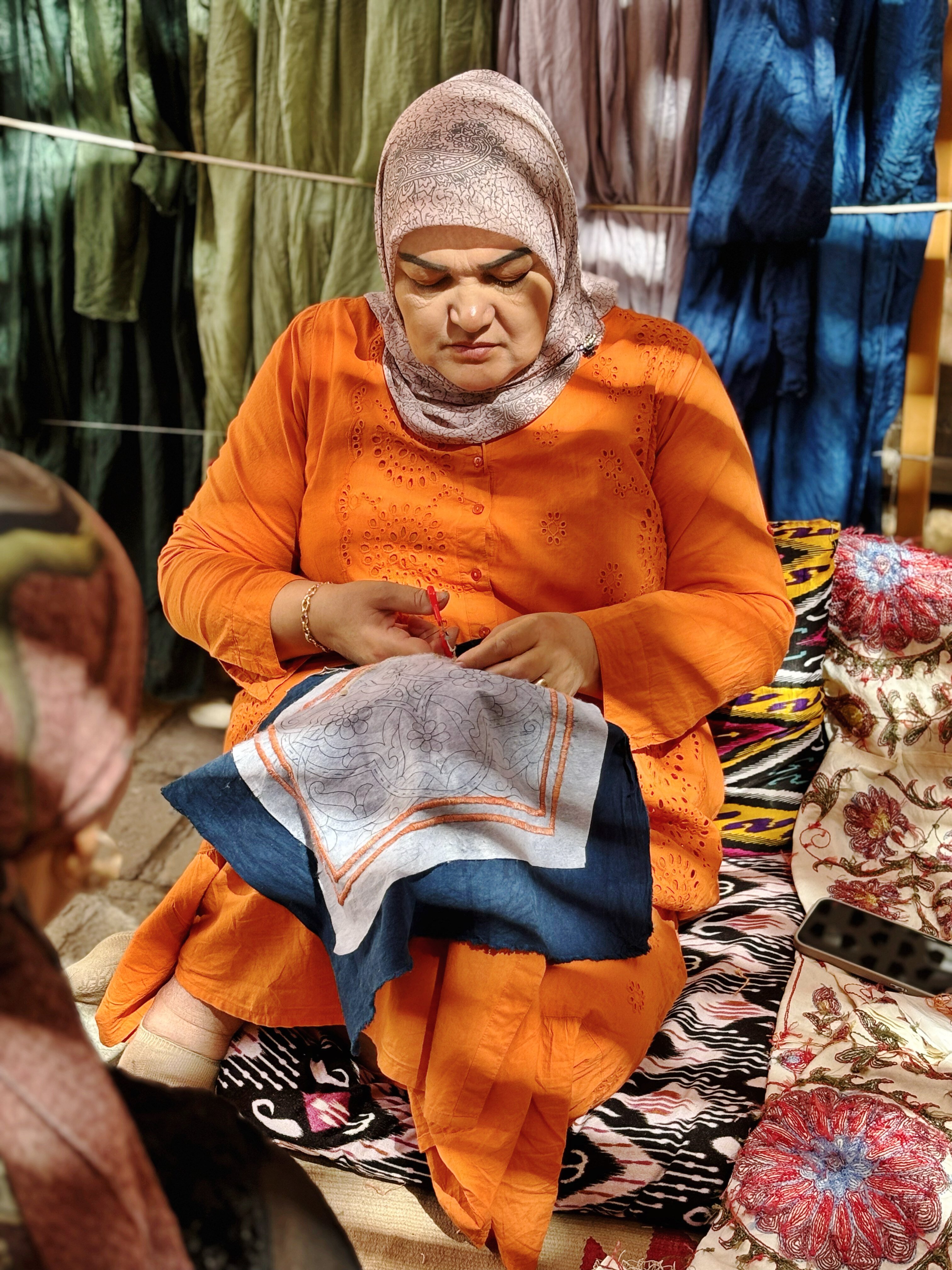 Embroidery in Khiva