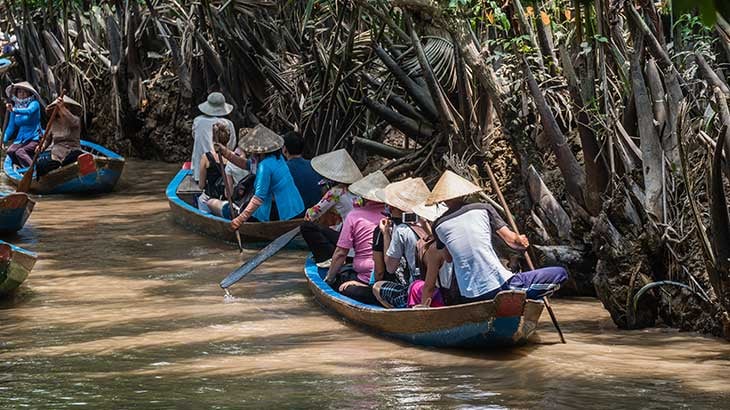 Wooden Sampan Boat Tour