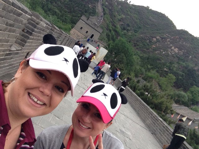 Staff Members on the Great Wall, Beijing, travel buddy