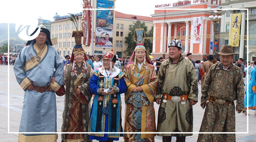 Colourful traditional dress