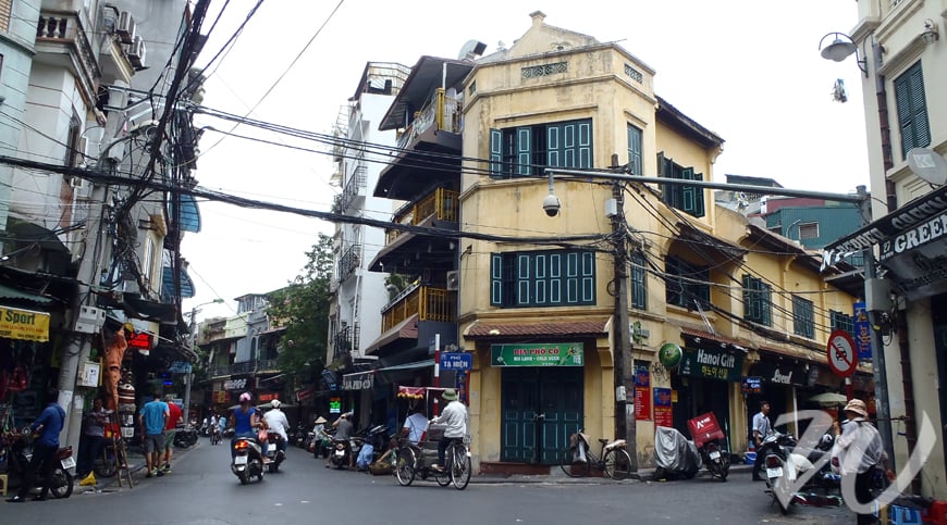 Beer corner in Hanoi, Vietnam