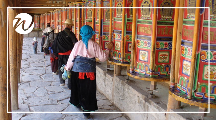 Colourful Labrang Monastery, Asia bucket list