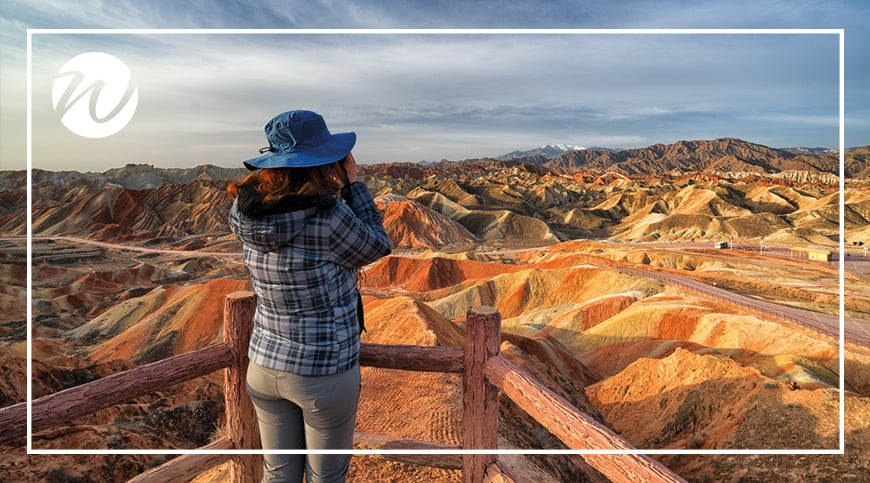 Stunning Danxia National Geological Park, Asia bucket list