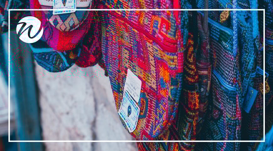 Hand woven bags, South American souvenirs 