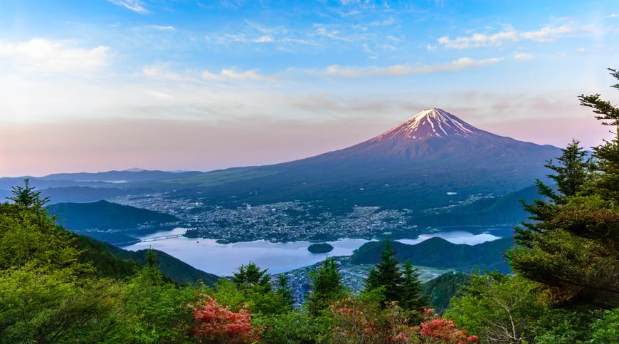 Aerial View of Mt. Fuji, Japan, travel wish list