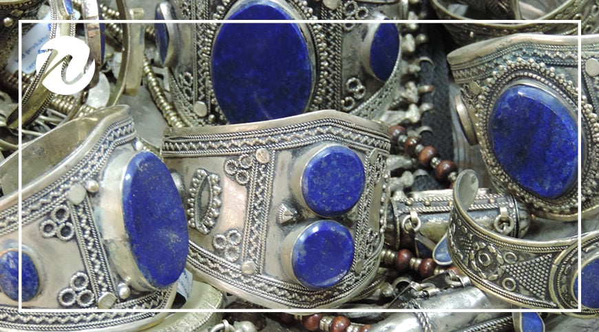 Lapis Lazuli jewelry, Chile