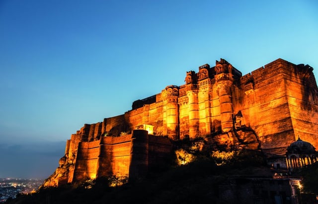 Mehrangarh Fort at night, Deluxe