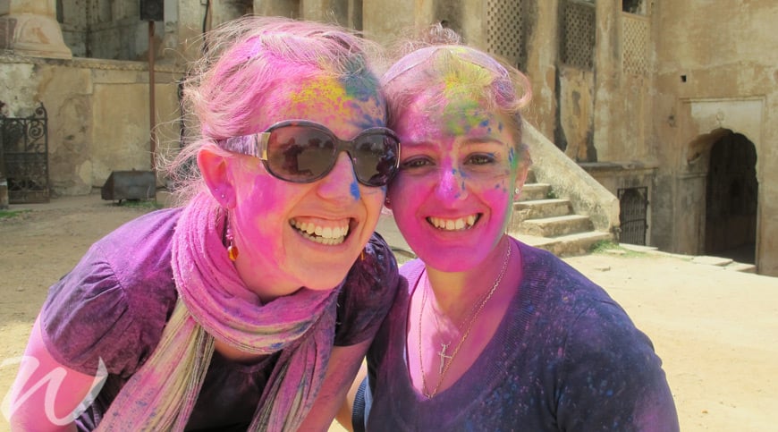 Wendy Wu Tours staff, Holi Festival