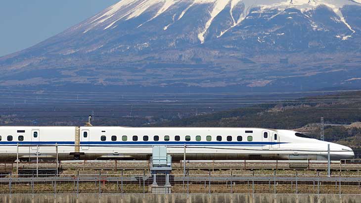 Bullet train in Japan