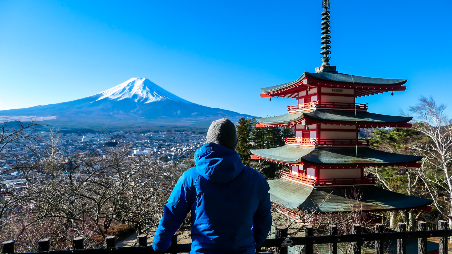 Japan in Winter, Mount Fuji
